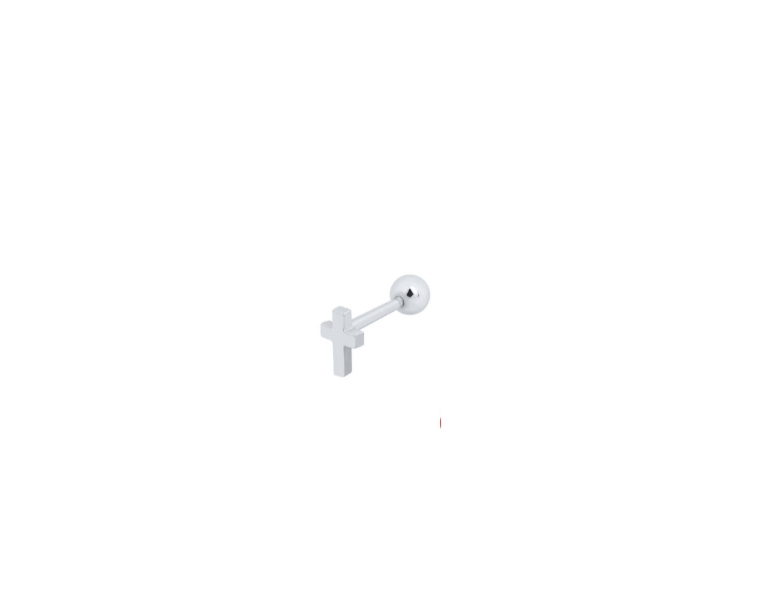 Crucifix Single Stud