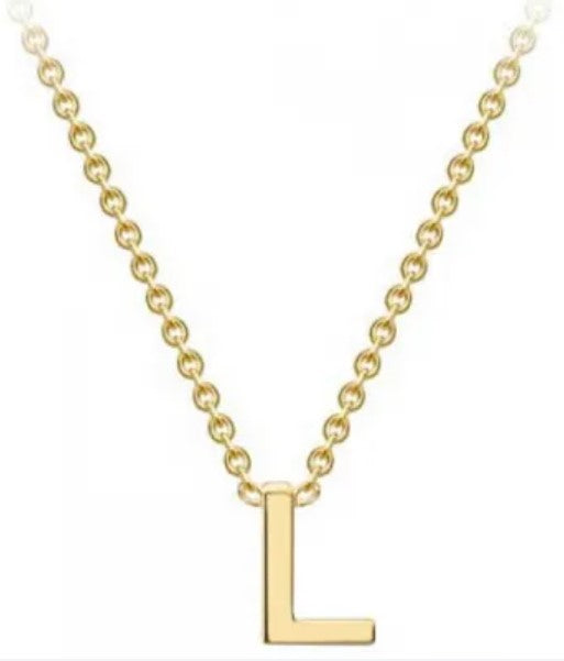 Mini L Initial Necklace