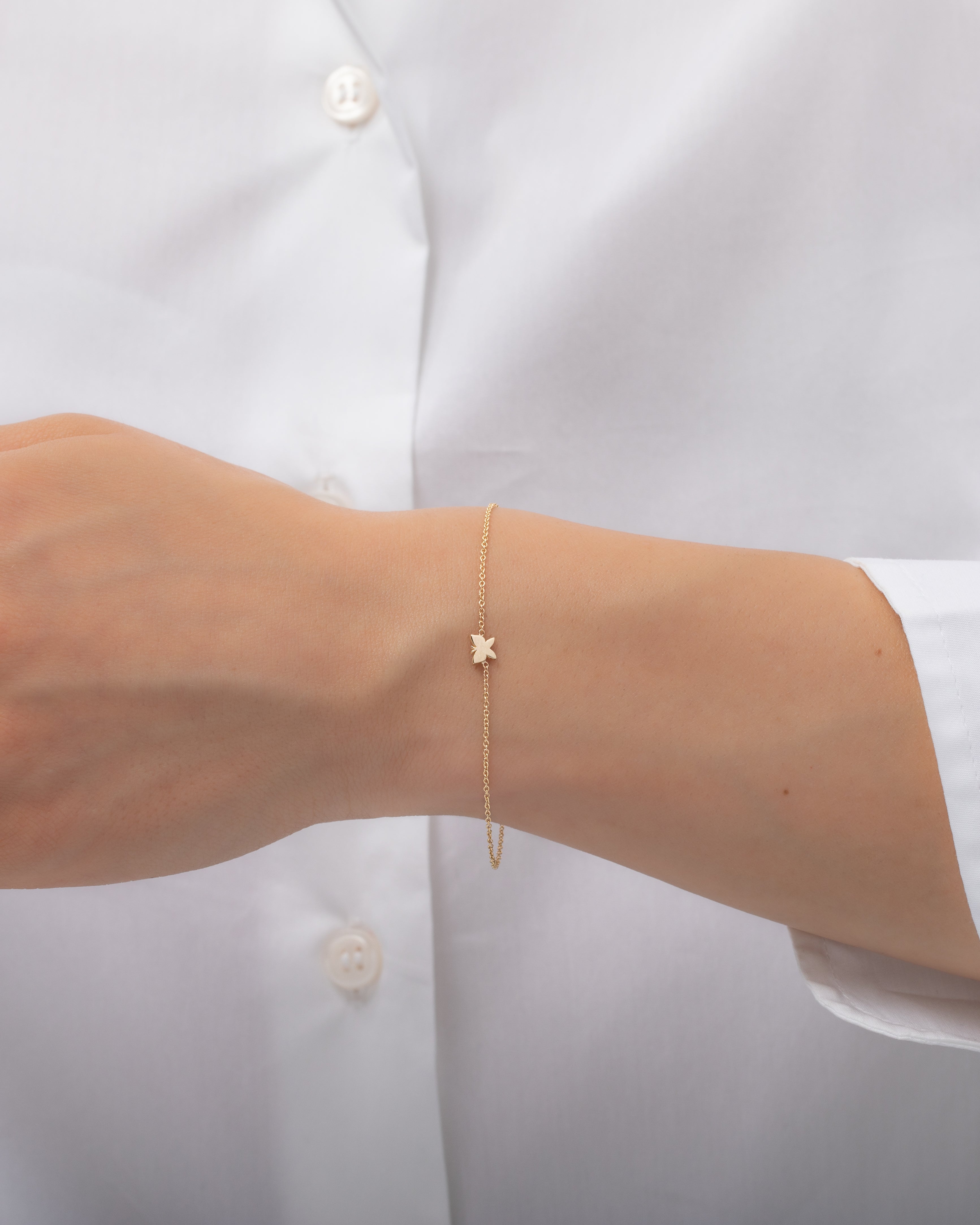 Tiny Butterfly Bracelet