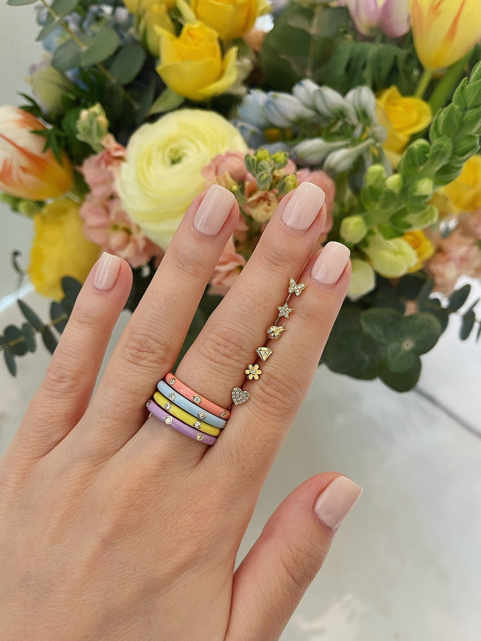 Baby Diamond Star Stud Earring