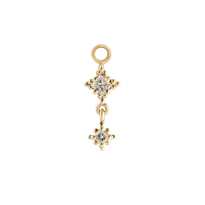 Dala 2 Diamond Double Droplet Plaque