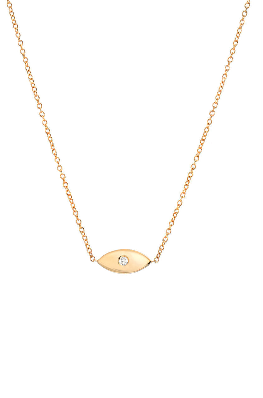 Diamond Evil Eye Necklace