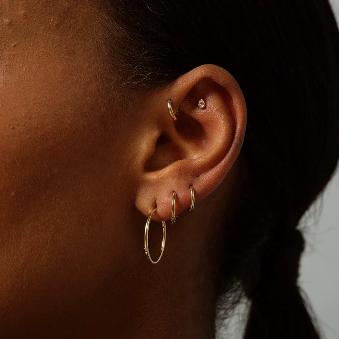 Seamless Round Clicker Hoop Large