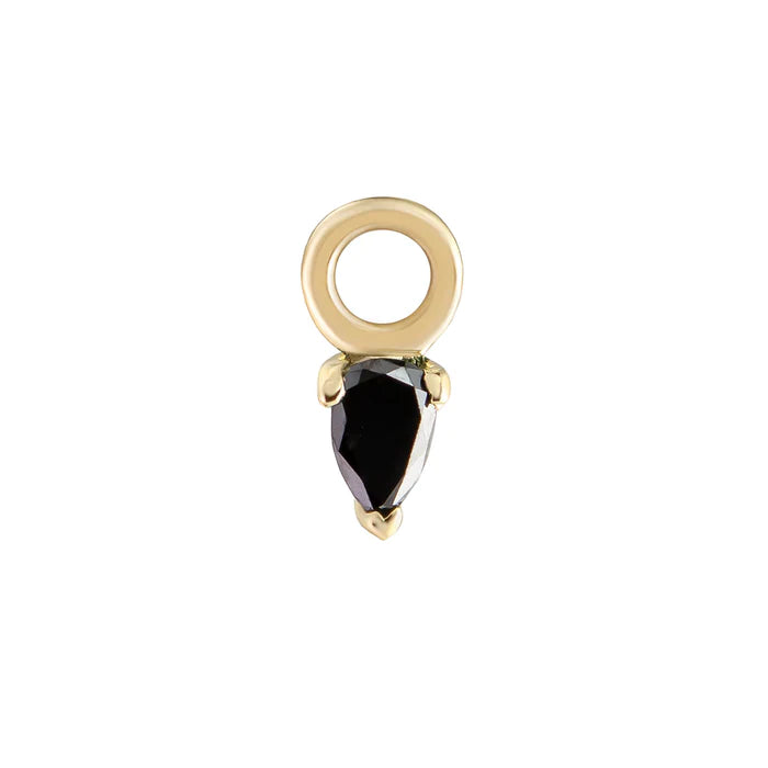 Mini Claw Set Pear Cut Gemstone Plaque