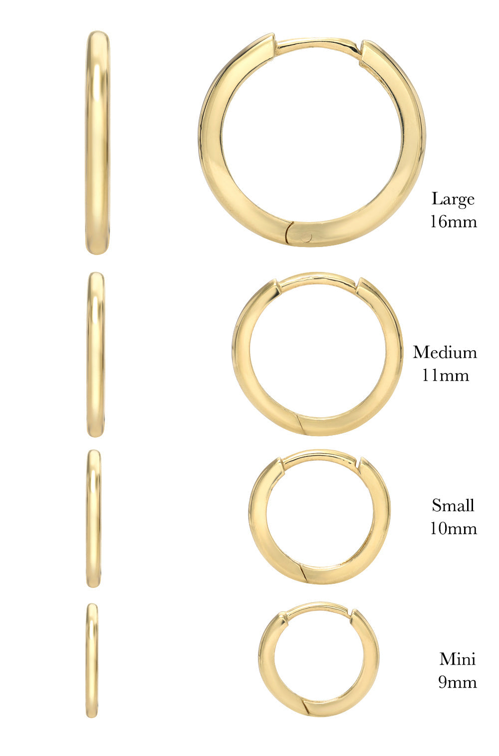Medium Huggie Earrings