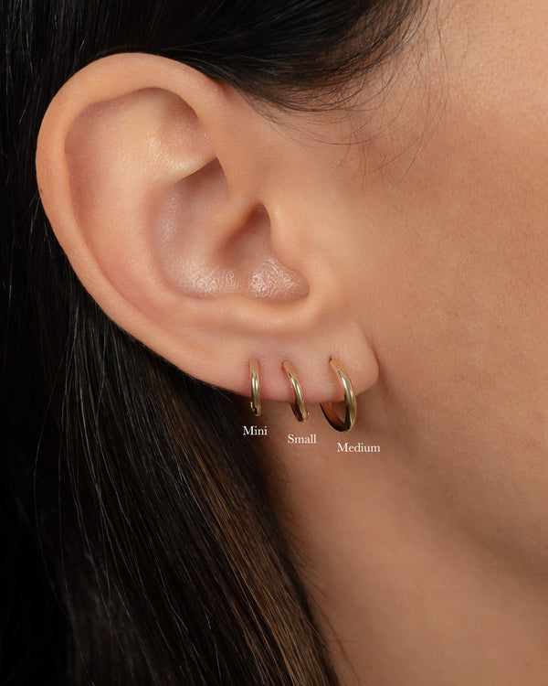 Medium Huggie Earrings