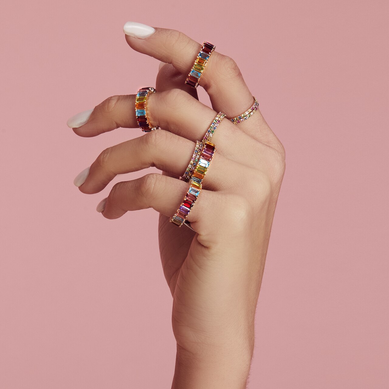 Rainbow Eternity Band