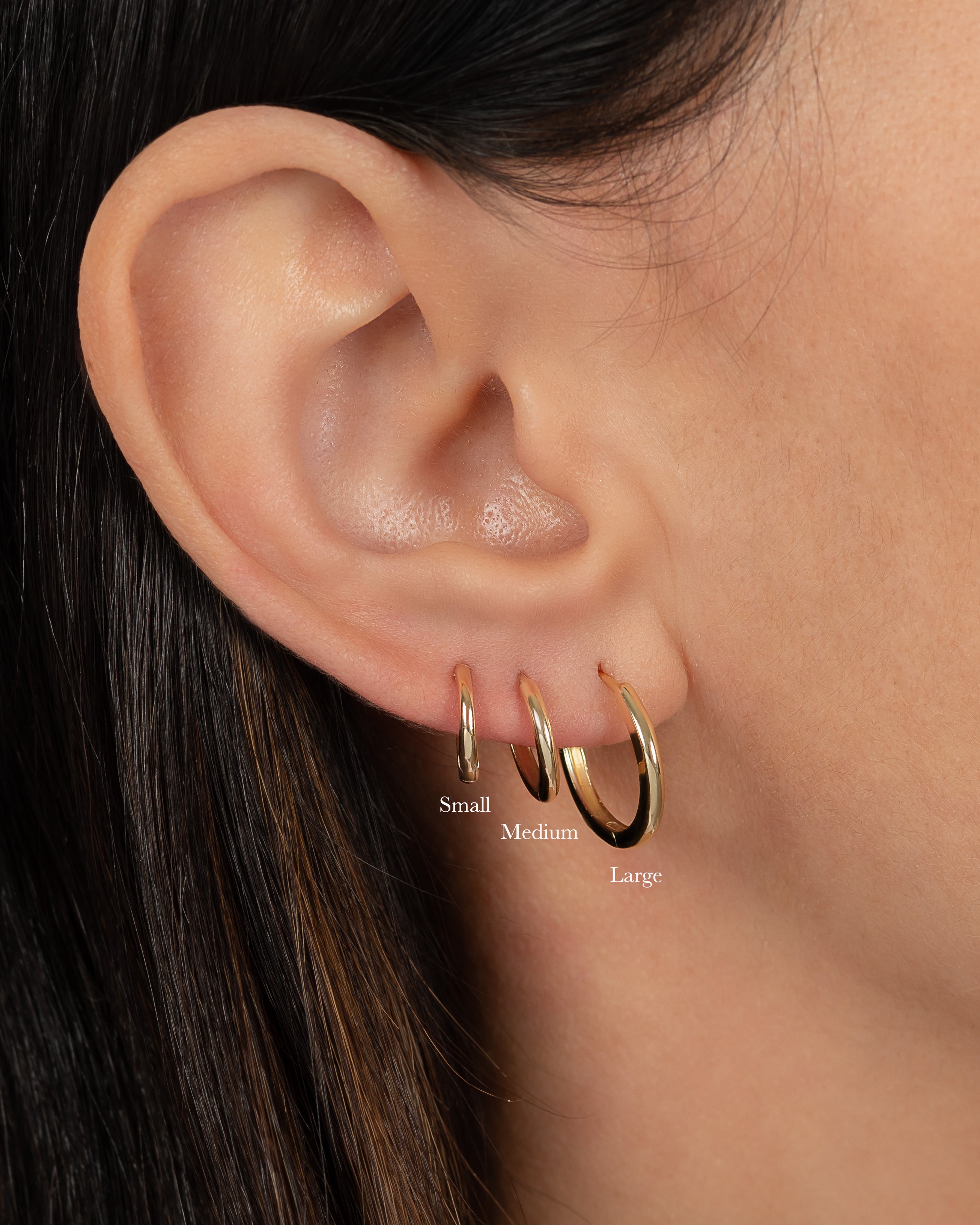 Medium Huggie Earrings