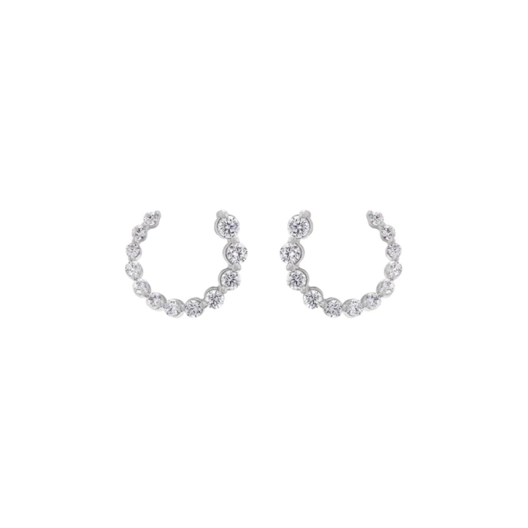 0.5ct Lab-Grown Diamond Front and Back Earrings