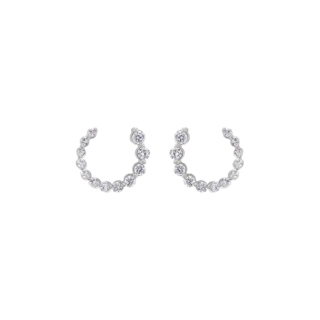 0.5ct Lab-Grown Diamond Front and Back Earrings