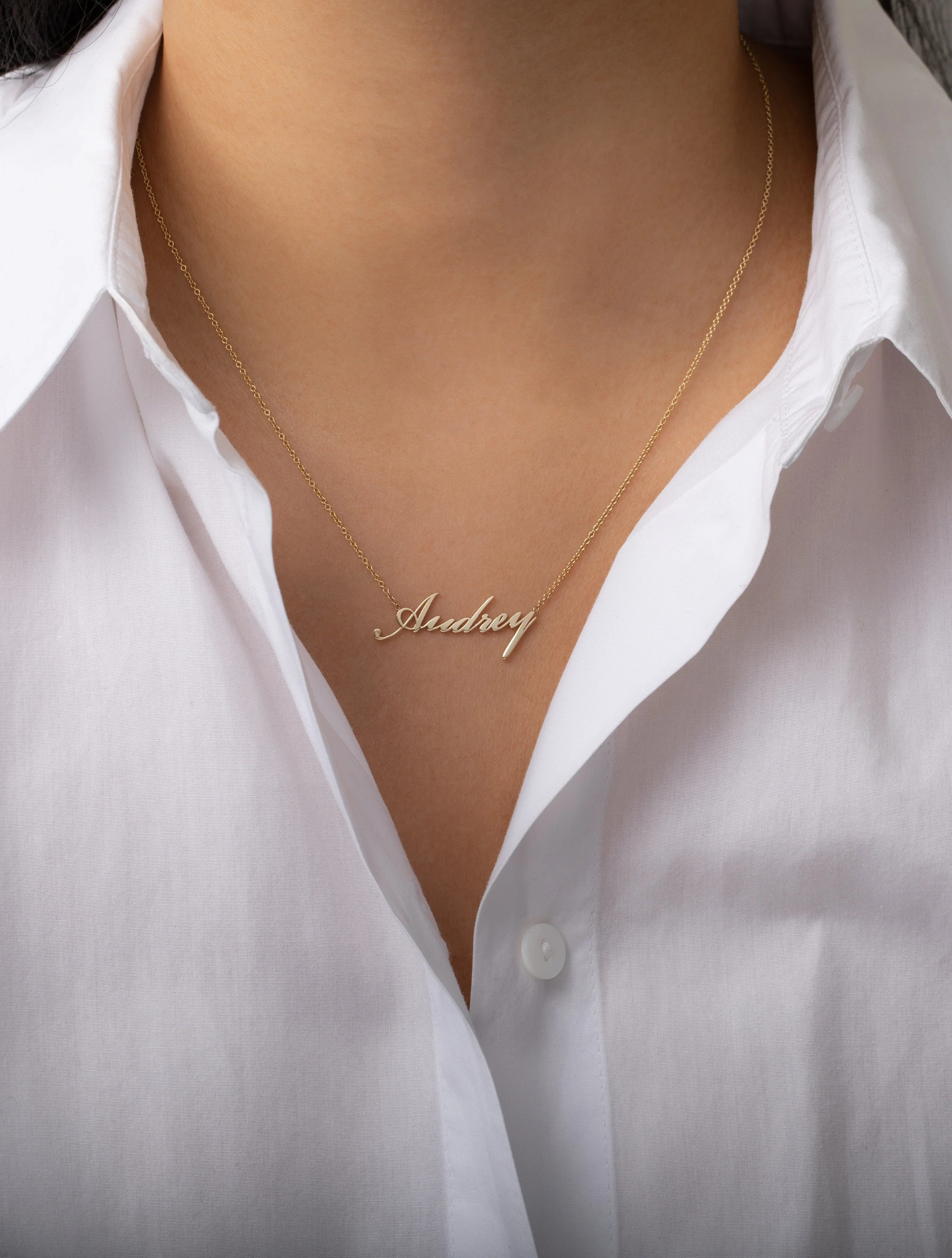 Script Name Necklace