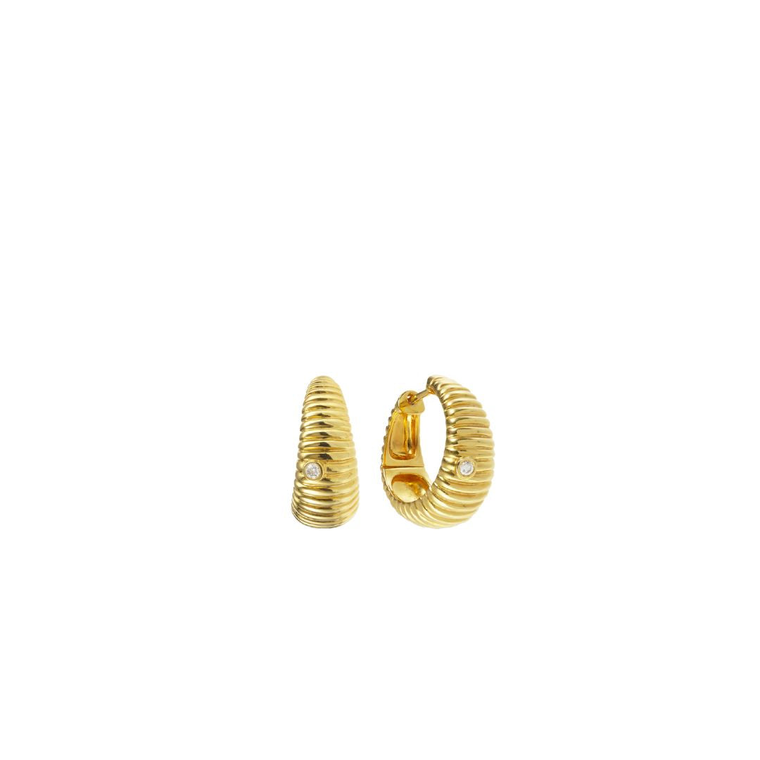 Berlingot Hoop Earrings