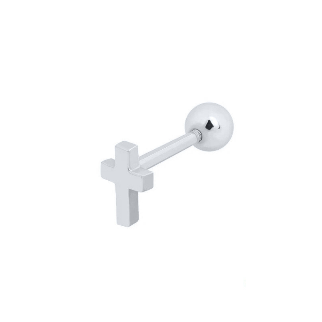 Crucifix Single Stud