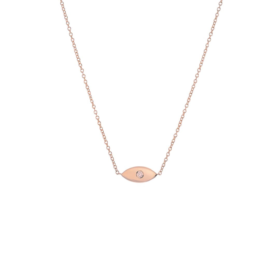 Diamond Evil Eye Necklace