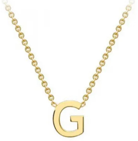 Mini G Initial Necklace