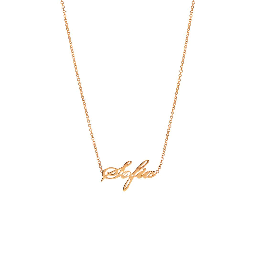 Script Name Necklace