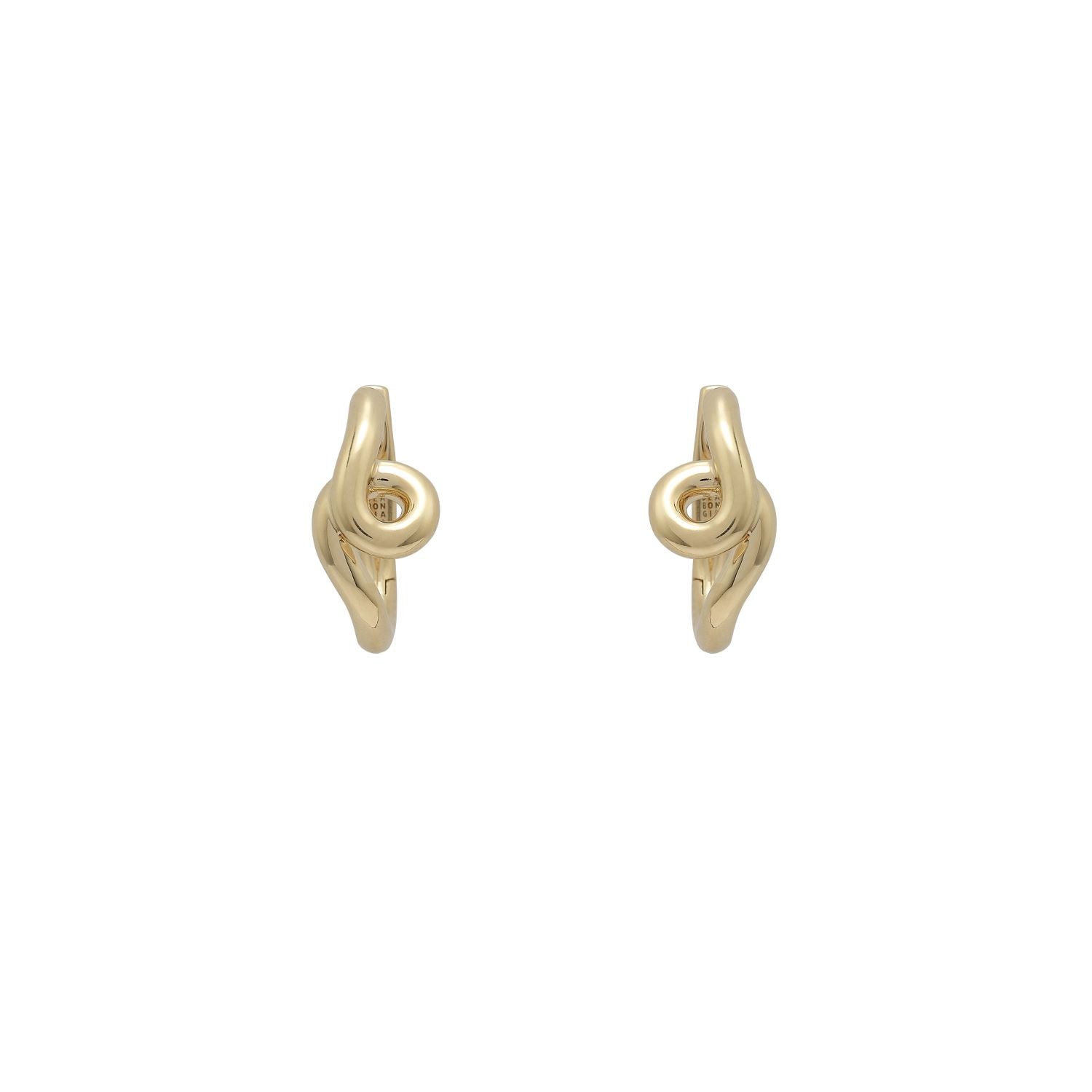 Single Wave Hoop Earrings