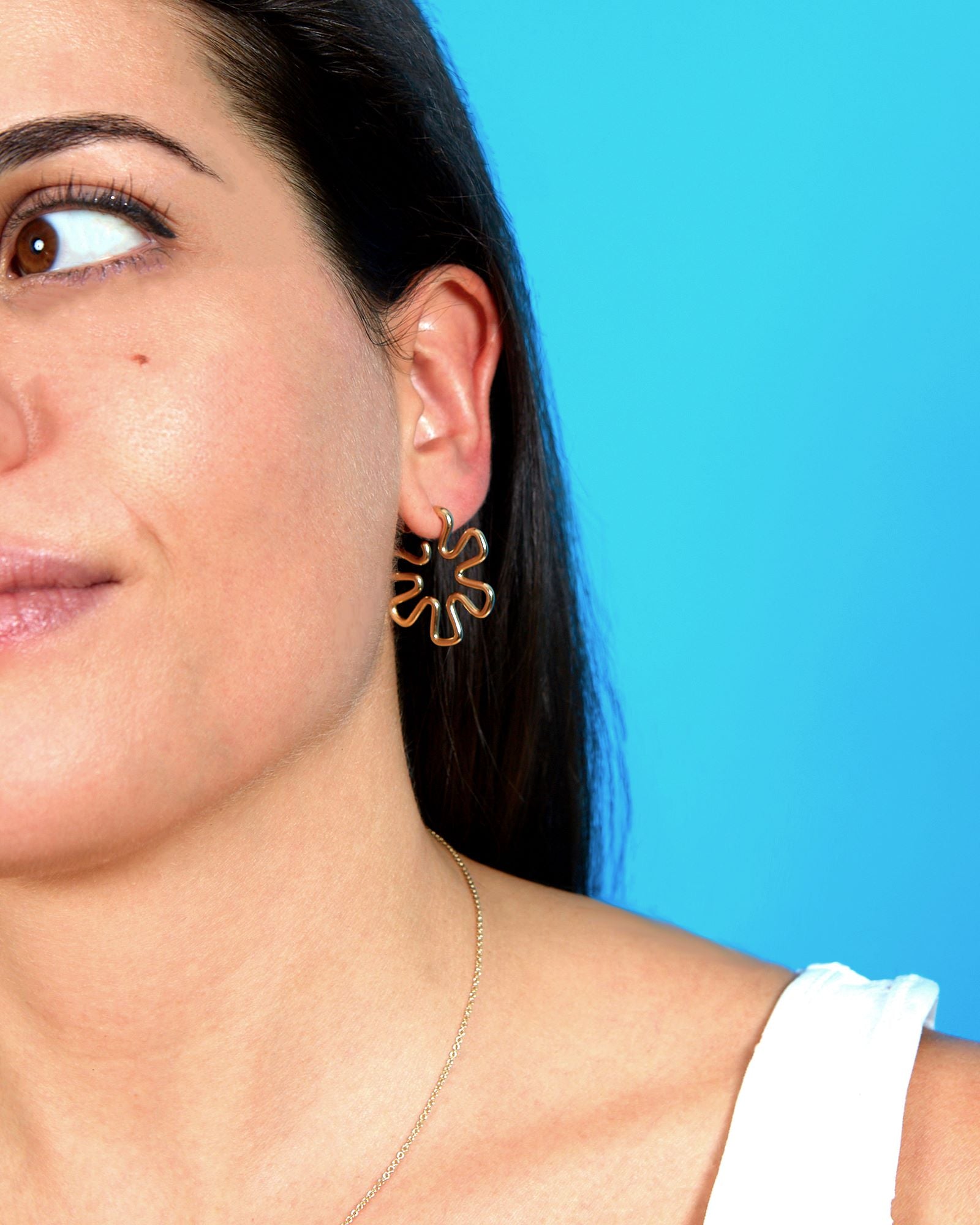 Small Daisy Earrings