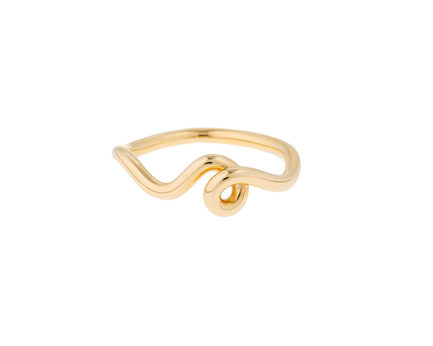 Gold Wave Ring