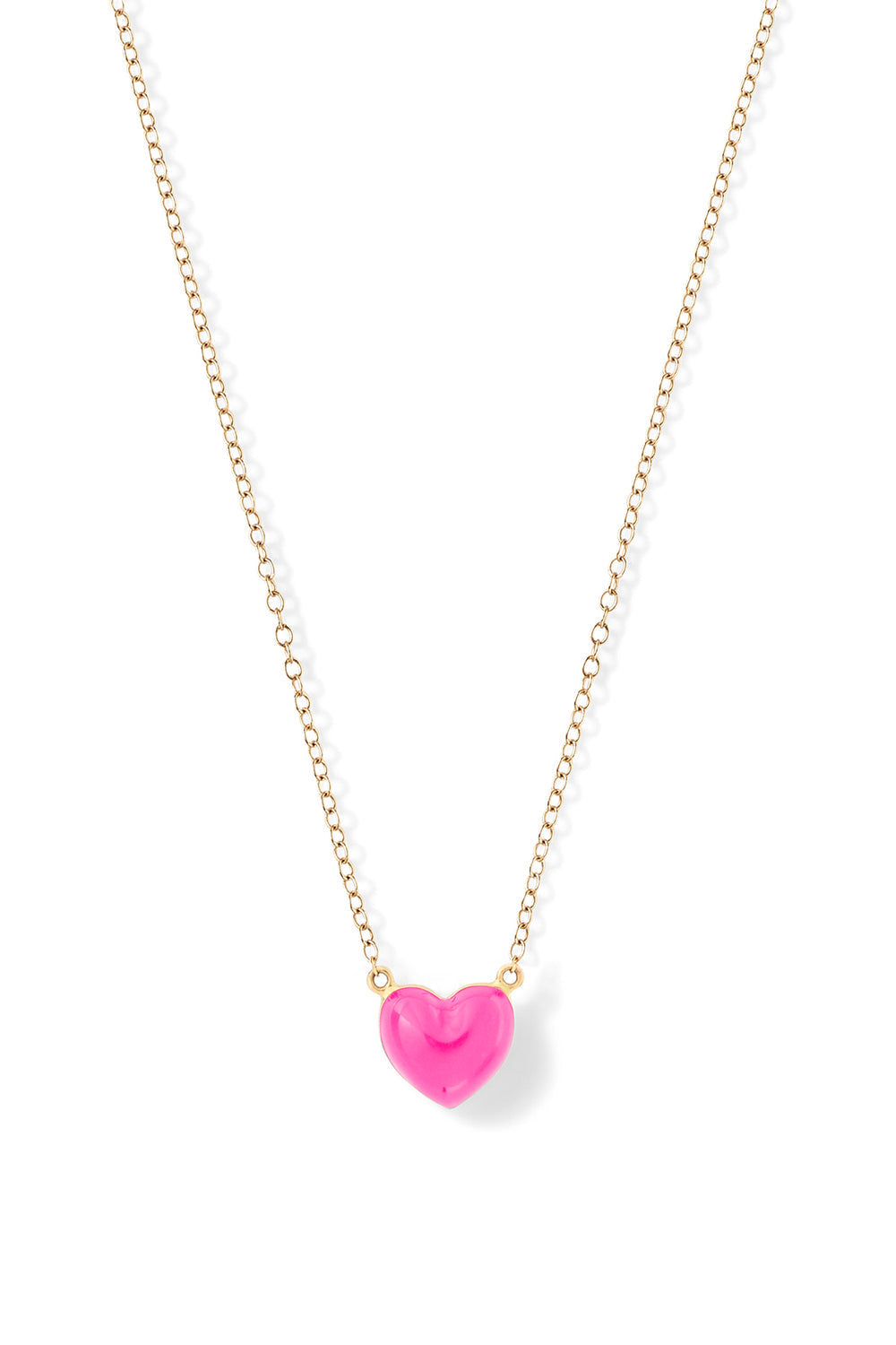 Enamel Heart Necklace