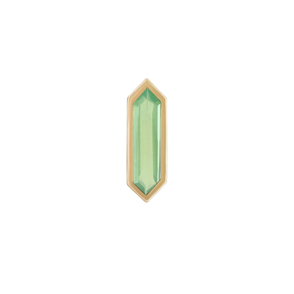 Mini Hexa Gemstone Stud