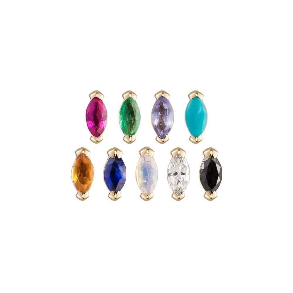 Mini Claw Set Marquise Stud