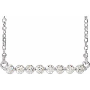 0.25ct Lab-Grown Diamond Bar Necklace