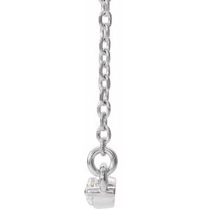 0.25ct Lab-Grown Diamond Bar Necklace