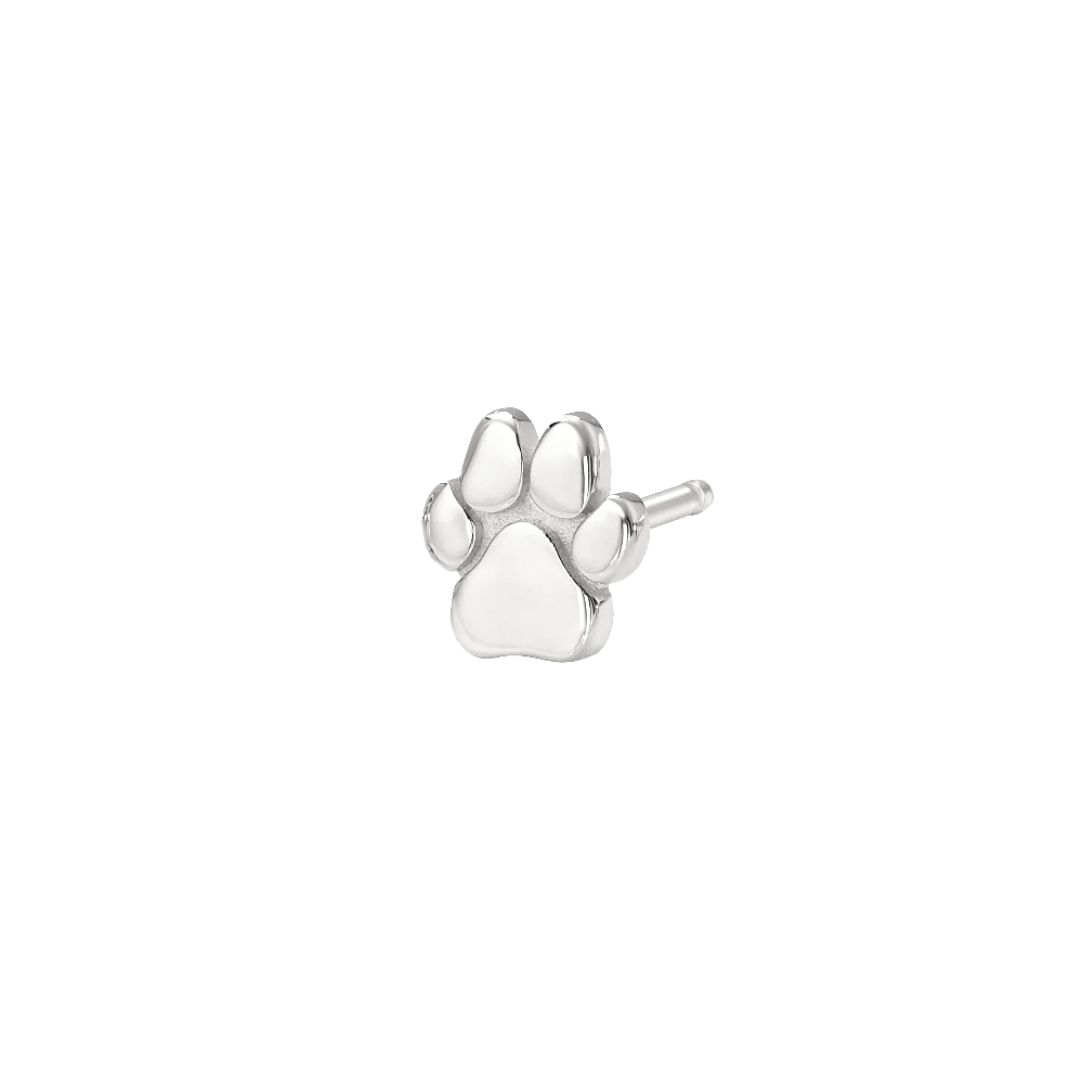 Tiny Paw Stud Earring