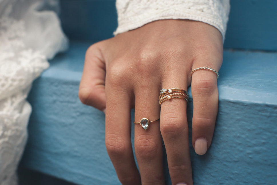 Lady Capulet Aquamarine Ring