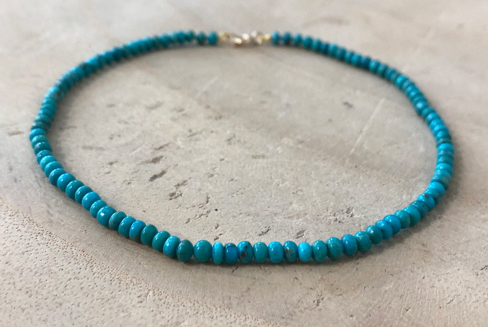 Cher Turquoise Anklet Small