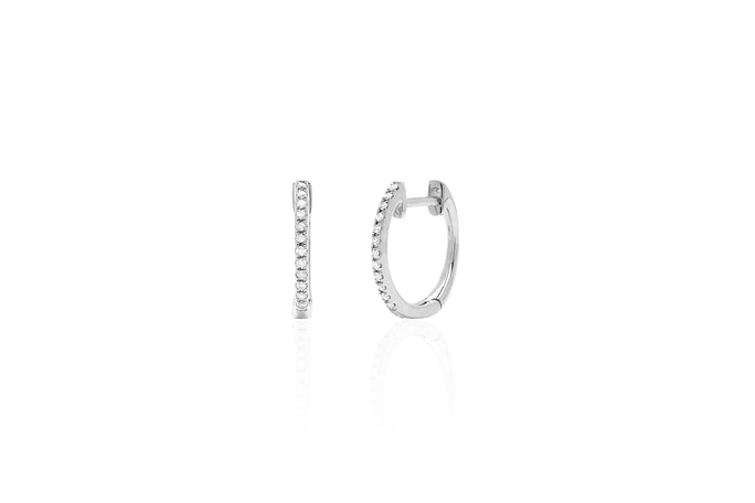 Diamond Mini Huggie Earring