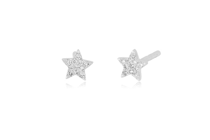 Baby Diamond Star Stud Earring