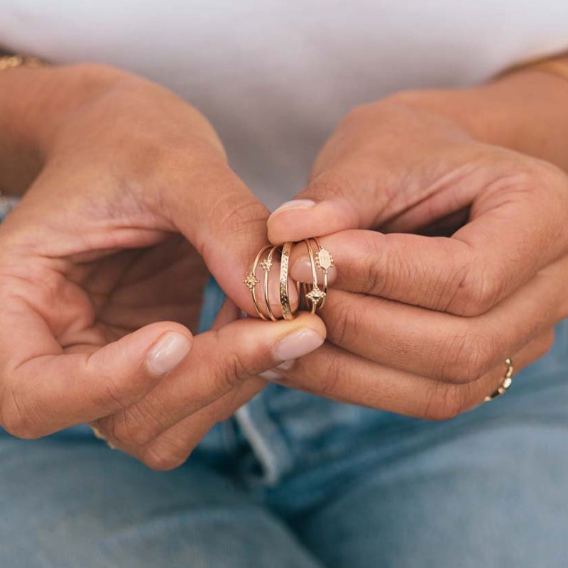 Gold Dala Stacking Ring