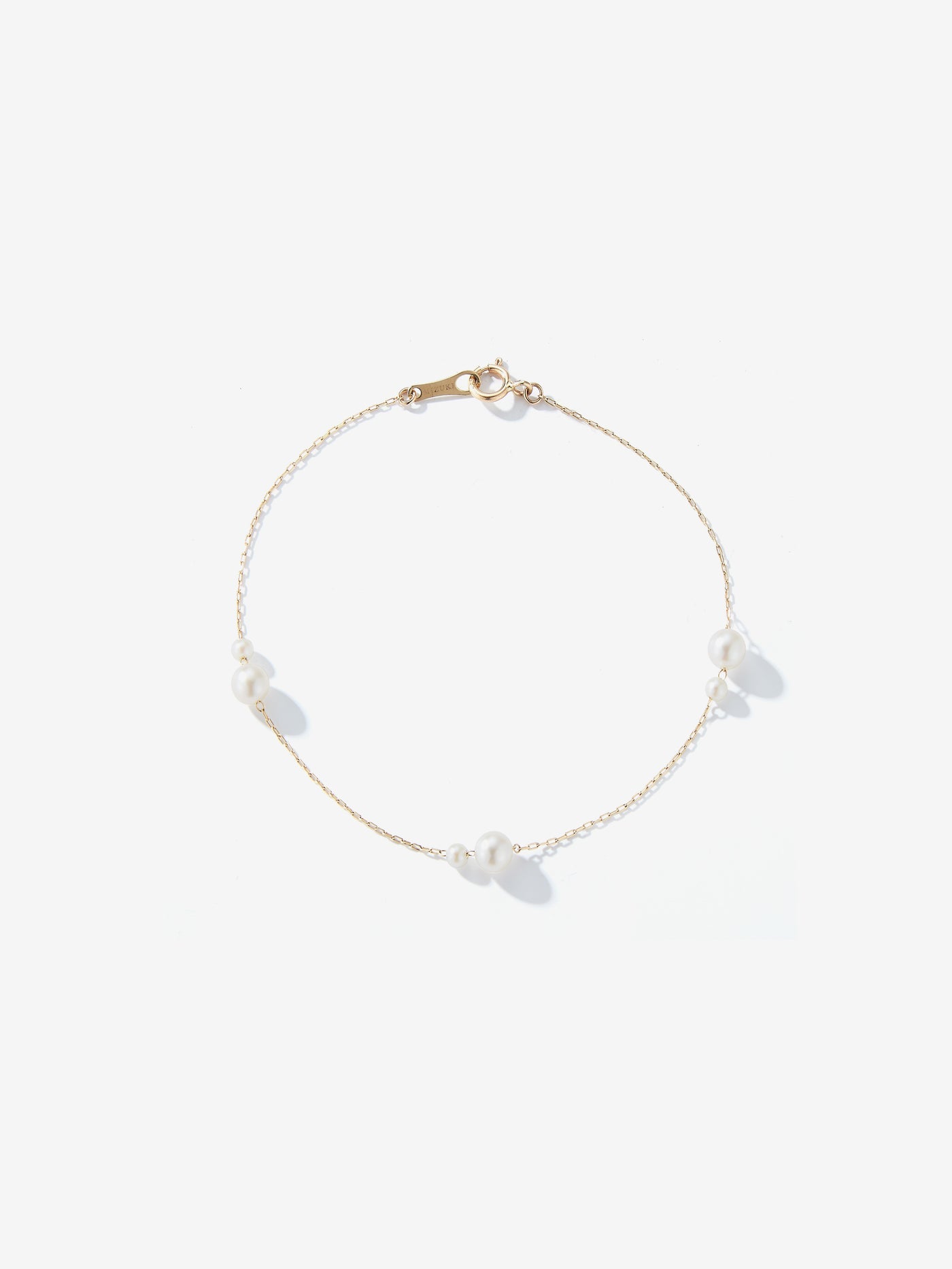 Kissing Double Floating Pearl Bracelet