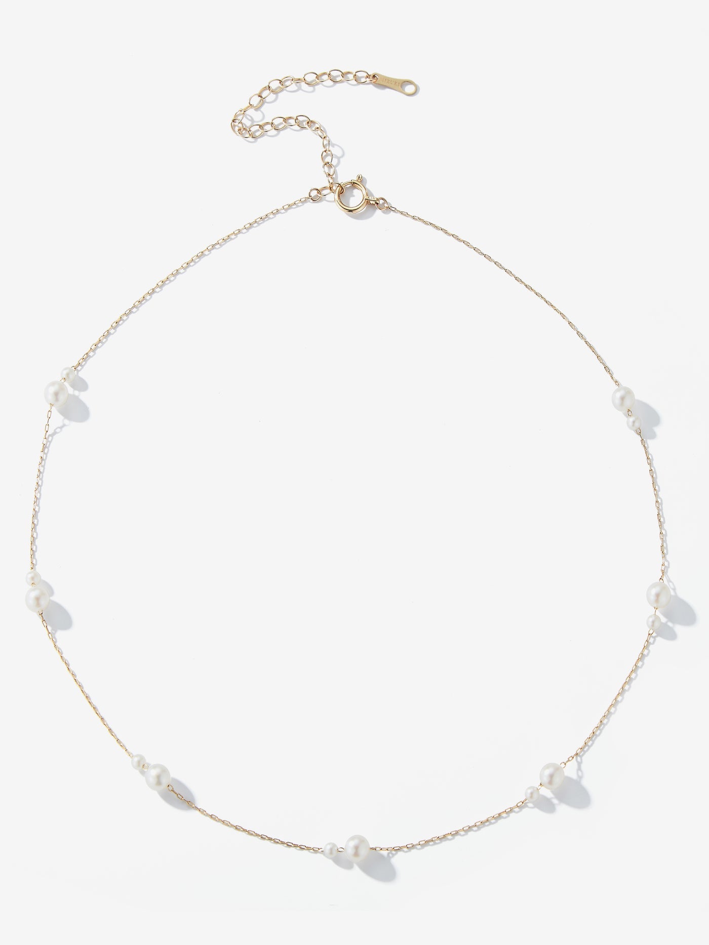 Kissing Double Akoya Pearl Necklace