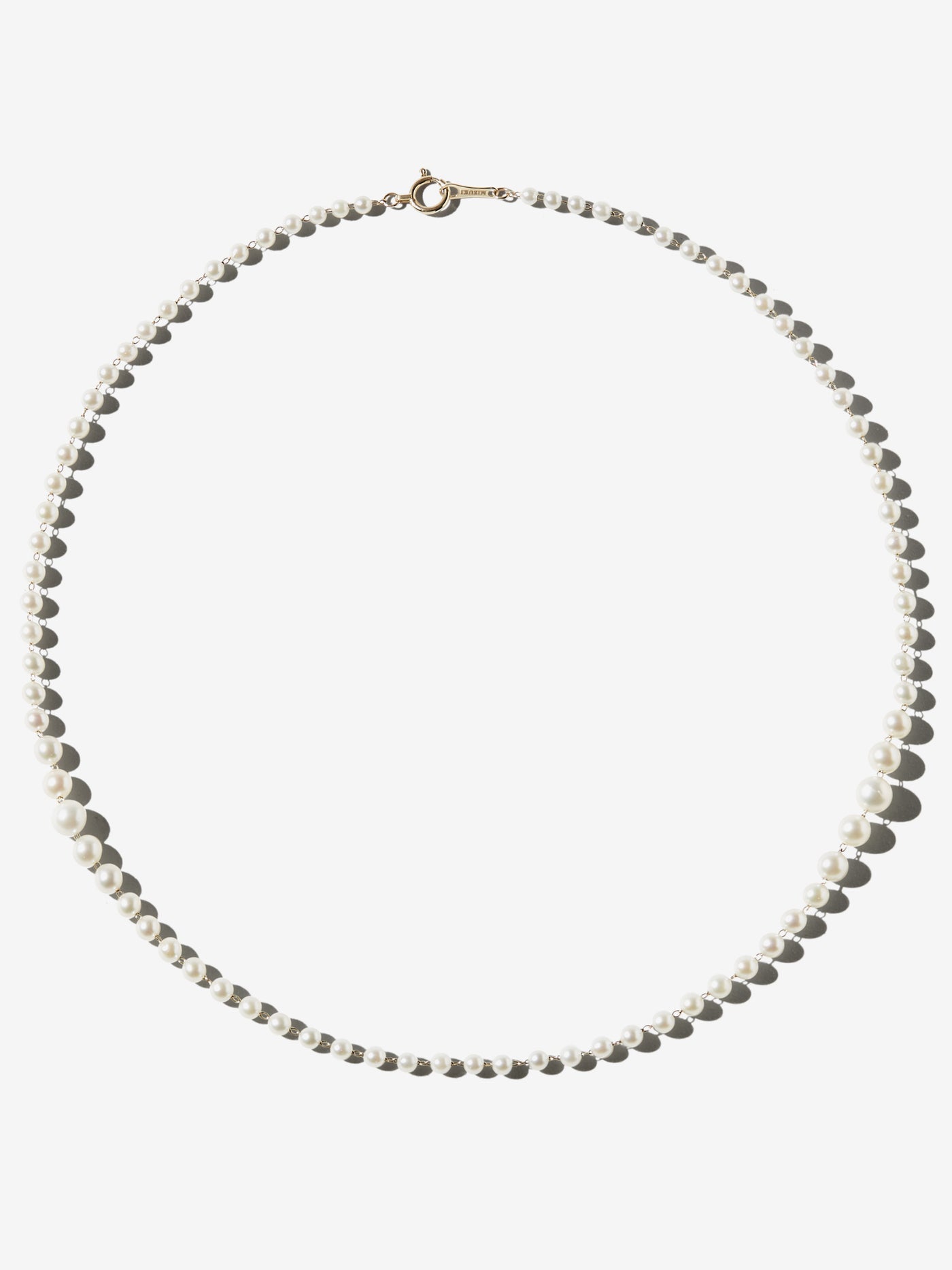 Dual Cascading Pearl Necklace