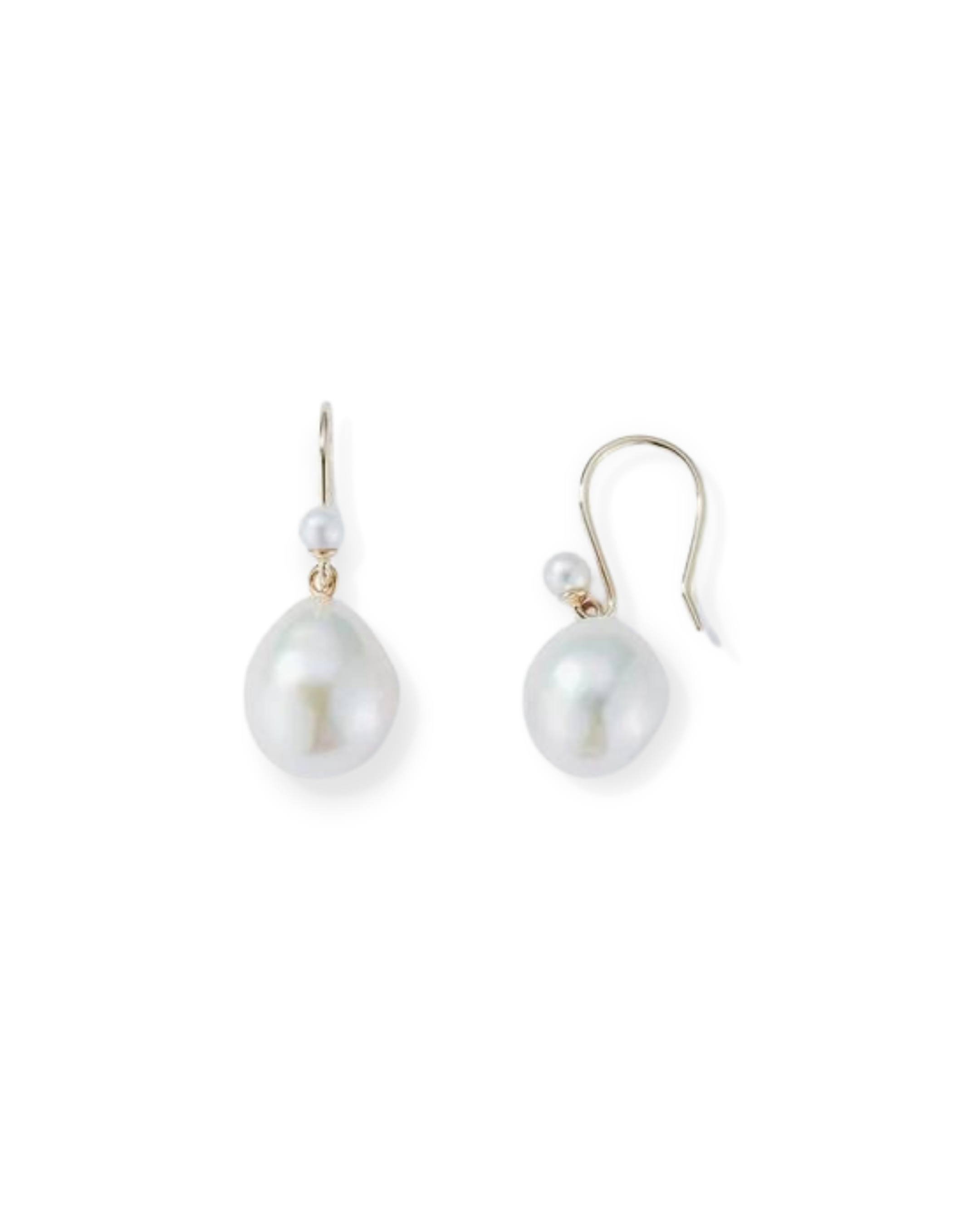 Teardrop Pearl Earrings