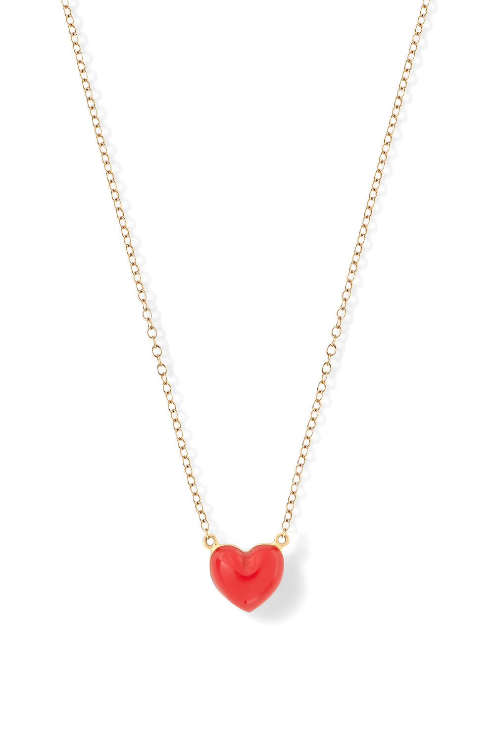 Enamel Heart Necklace