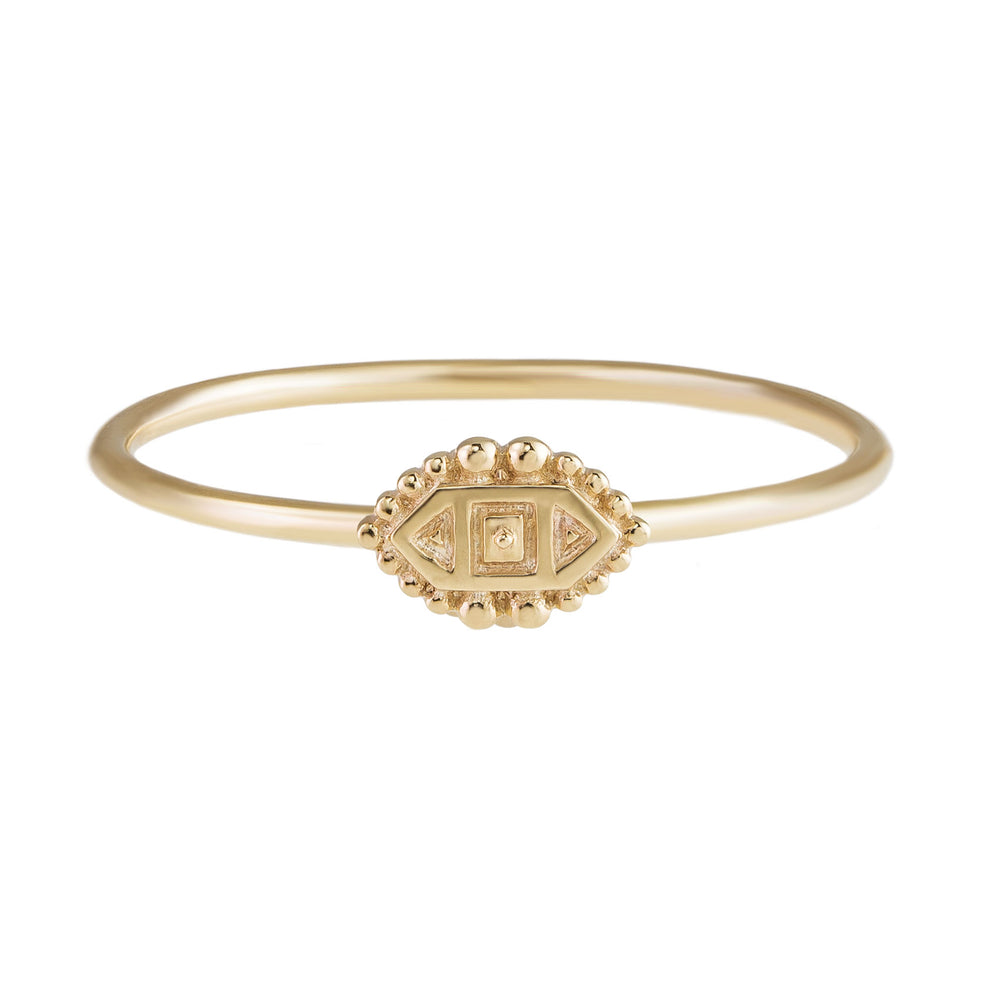 Gold Dala Stacking Ring